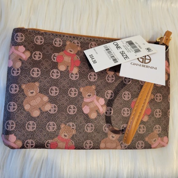 Giani Bernini Winter Bears Wristlet - Picture 2 of 8